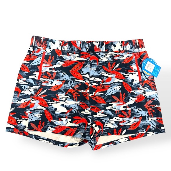 Tommy Bahama Red and Blue Tropical Shorts - Picture 1 of 7